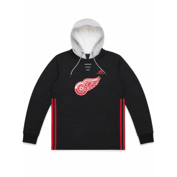 Detroit Red Wings pánska mikina NHL Adidas Laces Hood