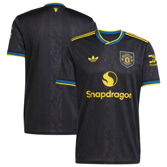 Manchester United futbalový dres 2025/26 Third Replica Jersey - Black