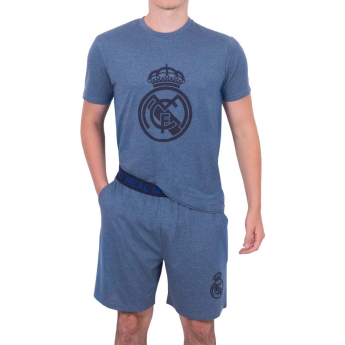 Real Madrid pánske pyžamo Short Blue Marl