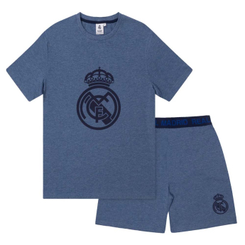 Real Madrid pánske pyžamo Short Blue Marl