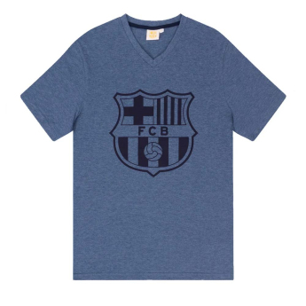 FC Barcelona pánske pyžamo Short Blue Marl