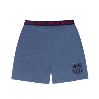 FC Barcelona pánske pyžamo Short Blue Marl