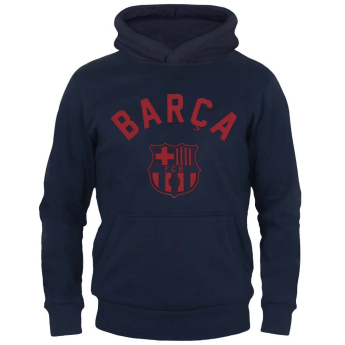 FC Barcelona detská mikina s kapucňou Hoody blue