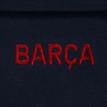 FC Barcelona polokošeľa Crest navy