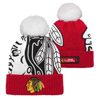 Chicago Blackhawks detská zimná čiapka Big Face