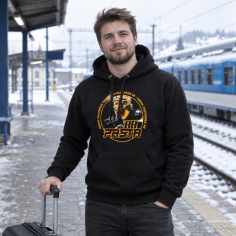 Boston Bruins pánska mikina s kapucňou David Pastrňák #88 Exclusive Collection