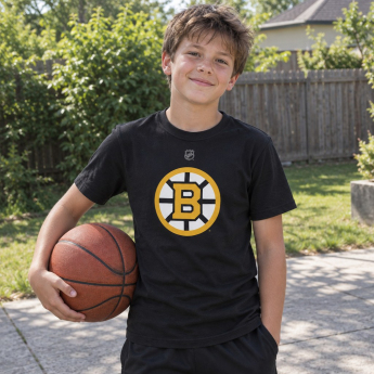 Boston Bruins detské tričko Primary Logo Ss black