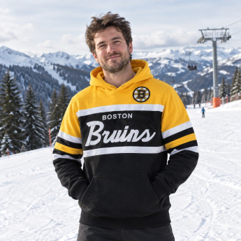 Boston Bruins pánska mikina s kapucňou Head Coach Hoodie black