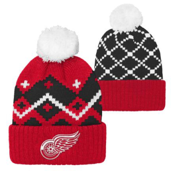 Detroit Red Wings detská zimná čiapka Patchwork Cuffed Knit