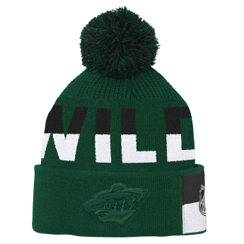 Minnesota Wild detská zimná čiapka Faceoff Jacquard Knit