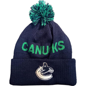 Dětská zimní čepice Vancouver Canucks NHL Cufed Knit With Pom
