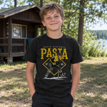 Boston Bruins detské tričko David Pastrnak #88 Pasta WHT 500 Level