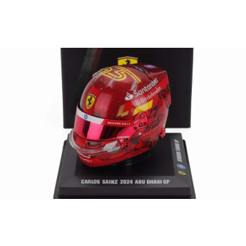 Modely áut a motoriek Model prilby 1:5 Carlos Sainz - SF Abu Dhabi 2024