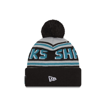 San Jose Sharks zimná čiapka NHL Pom Wordmark