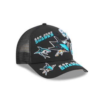 San Jose Sharks čiapka baseballová šiltovka NHL 9FORTY M-Crown A-Frame Trucker All Over
