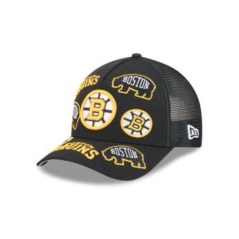 Boston Bruins čiapka baseballová šiltovka NHL 9FORTY M-Crown A-Frame Trucker All Over black