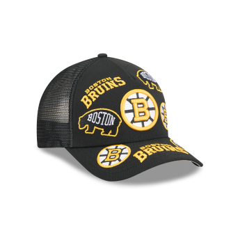 Boston Bruins čiapka baseballová šiltovka NHL 9FORTY M-Crown A-Frame Trucker All Over black