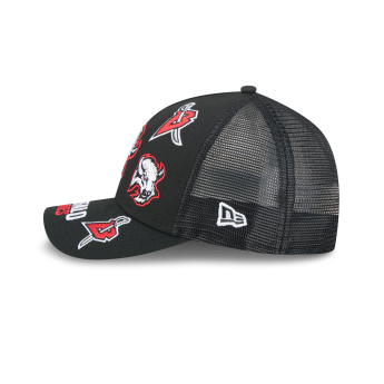 Buffalo Sabres čiapka baseballová šiltovka NHL 9FORTY M-Crown A-Frame Trucker All Over black