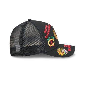 Chicago Blackhawks čiapka baseballová šiltovka NHL 9FORTY M-Crown A-Frame Trucker All Over