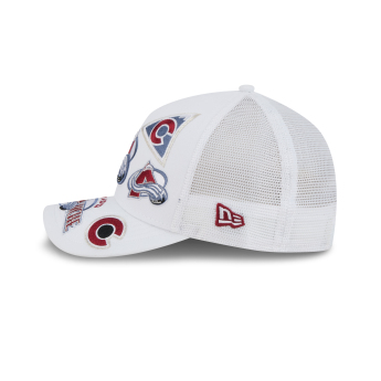 Colorado Avalanche čiapka baseballová šiltovka NHL 9FORTY M-Crown A-Frame Trucker All Over white