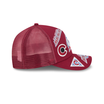 Colorado Avalanche čiapka baseballová šiltovka NHL 9FORTY M-Crown A-Frame Trucker All Over burgundy