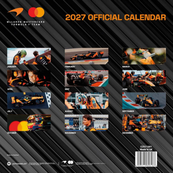 Mclaren Honda kalendár Square 2027