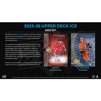 NHL boxy hokejové karty NHL 2025-26 Ice Hockey Hobby Box