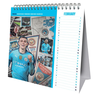 Manchester City stolový kalendár 2027