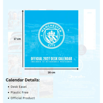 Manchester City stolový kalendár 2027