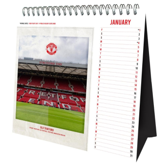 Manchester United kalendár Desktop Calendar 2027