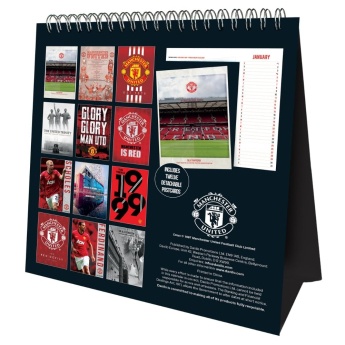 Manchester United kalendár Desktop Calendar 2027