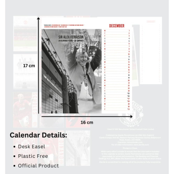 Manchester United kalendár Desktop Calendar 2027