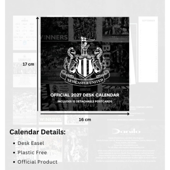 Newcastle United stolový kalendár 2027