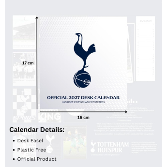 Tottenham stolový kalendár 2027