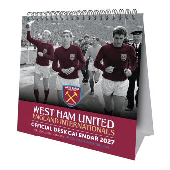 West Ham United stolový kalendár 2027