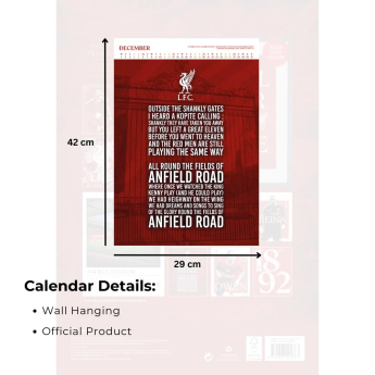 FC Liverpool kalendár Deluxe 2027