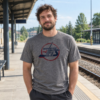 Winnipeg Jets pánske tričko grey Retro Tee