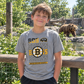 Boston Bruins detské tričko Timeless Ss grey