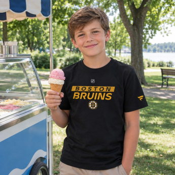 Boston Bruins detské tričko Pro Wordmark black