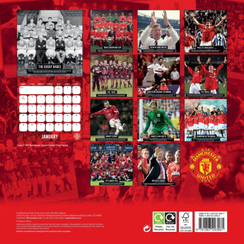 Manchester United kalendár Legends Square 2027