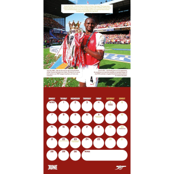 FC Arsenal kalendár Legends Square 2027