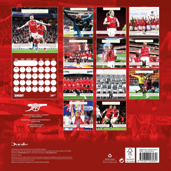 FC Arsenal kalendár Legends Square 2027
