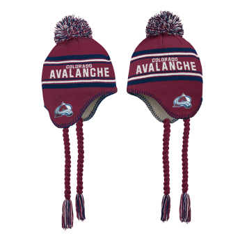 Colorado Avalanche detská zimná čiapka Jacquard Tassel Knit With Pom