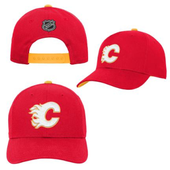 Calgary Flames detská čiapka baseballová šiltovka Precurved Snap