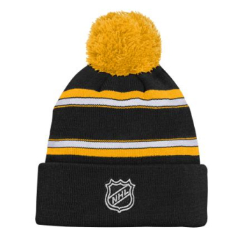 Boston Bruins detská zimná čiapka Jacquard Cuffed Knit With Pom