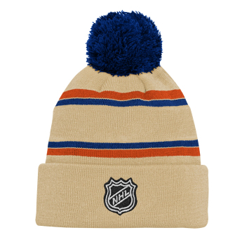 Edmonton Oilers detská zimná čiapka NHL 3Rd Jersey Jacquard Cuff Pom