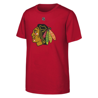Chicago Blackhawks detské tričko NHL Flat Name & Number Short Sleeve Cotton