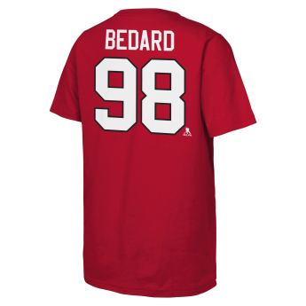 Chicago Blackhawks detské tričko NHL Flat Name & Number Short Sleeve Cotton