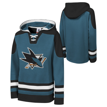 San Jose Sharks detská mikina s kapucňou NHL Ageless Must Have – Home Pullover