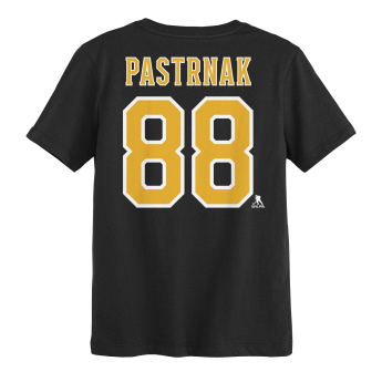 Boston Bruins detské tričko NHL Flat Name & Number Short Sleeve Cotton